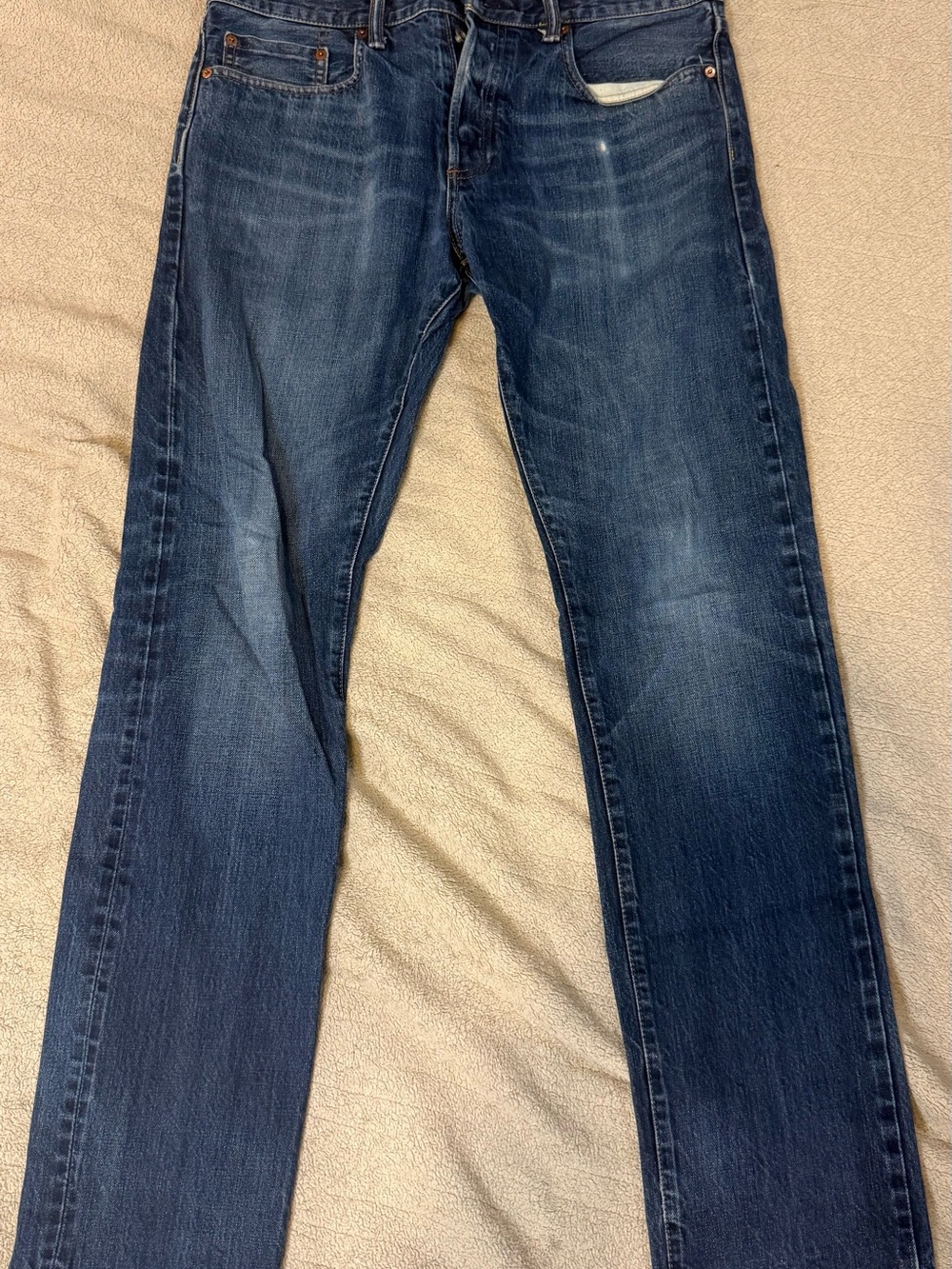 GAP Men's Slim Straight Dark Indigo Blue Jeans